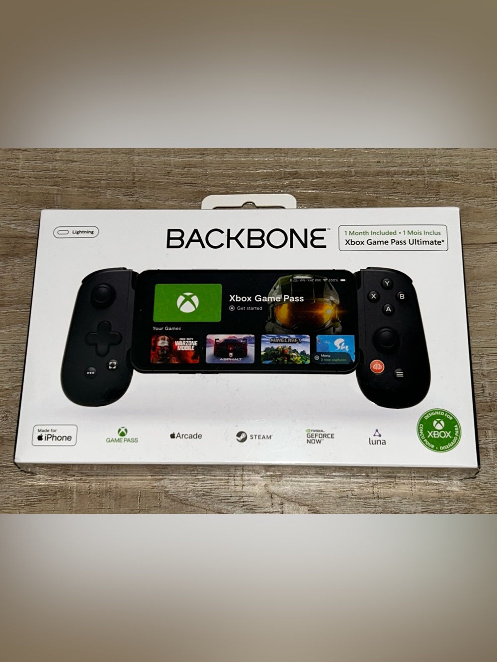 Backbone Controller for iPhone with 1 Month Xbox Game Pass